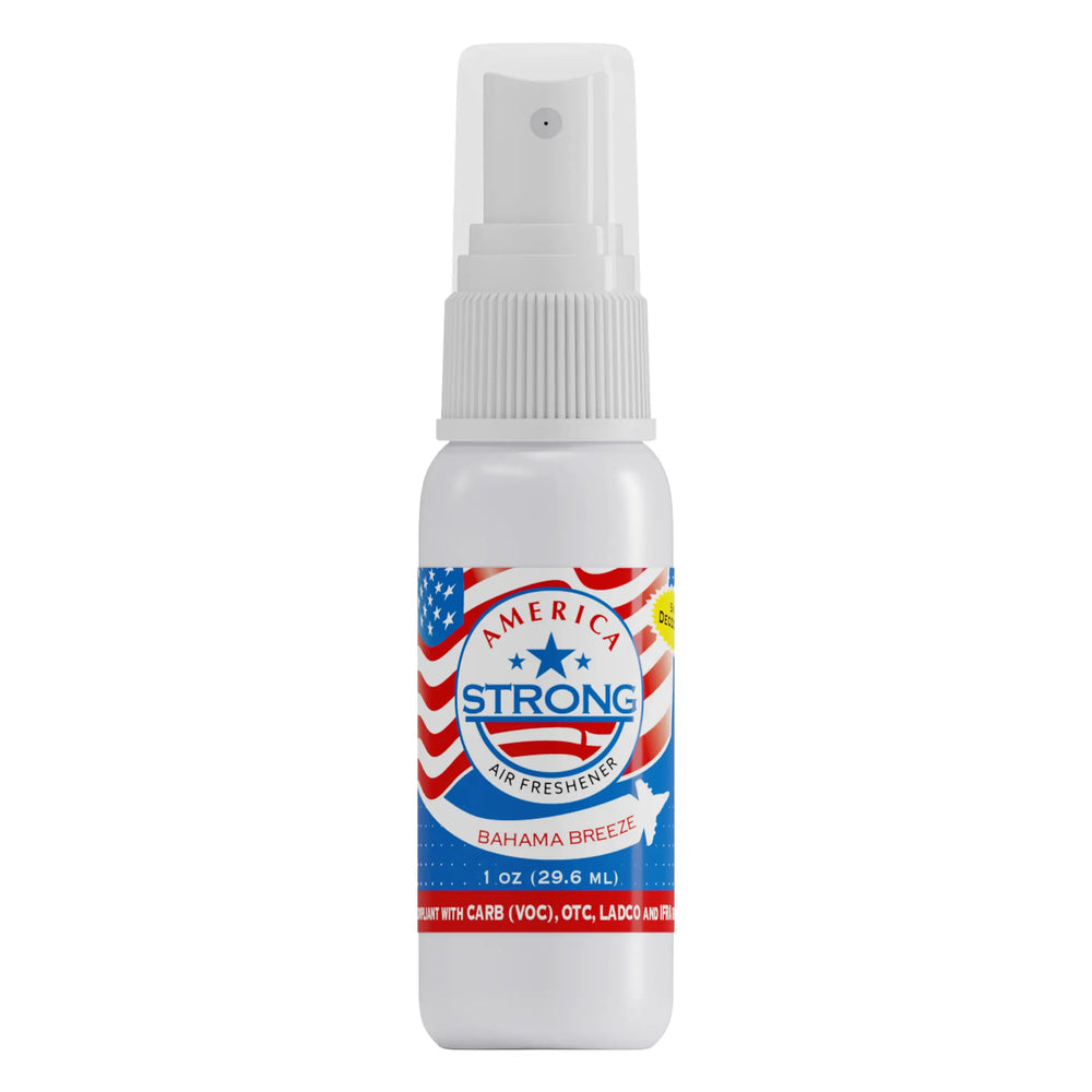 America Strong Mini Air Fresheners (1 FL OZ) Scent: Bahama Breeze