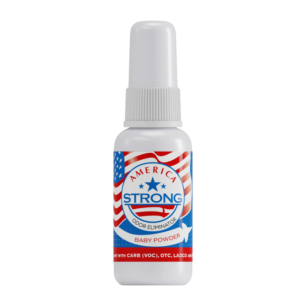 America Strong Odor Eliminator - Baby Powder Scent Size: 1.5oz