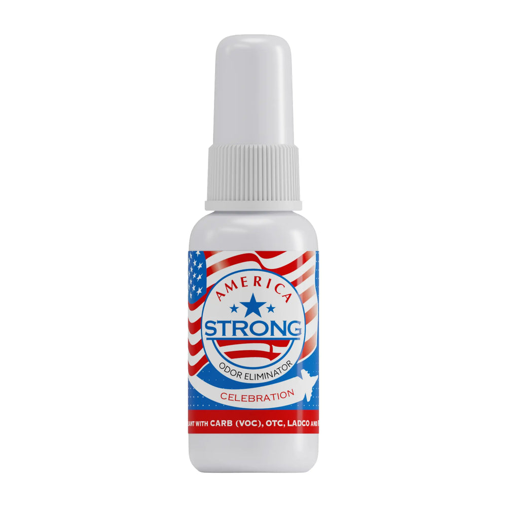 America Strong Odor Eliminator - Celebration Scent Size: 1.5oz