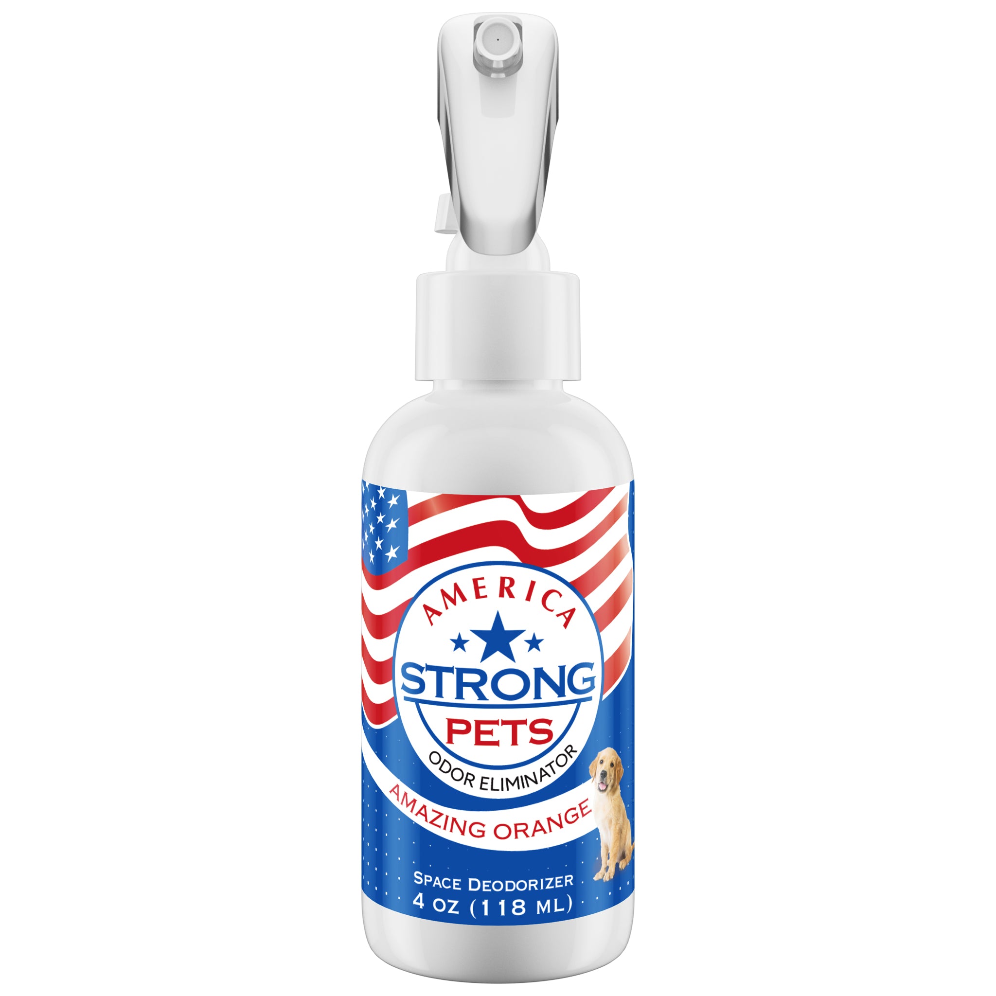 America Strong Pet Odor Eliminator - Amazing Orange Scent Size: 4 fl oz